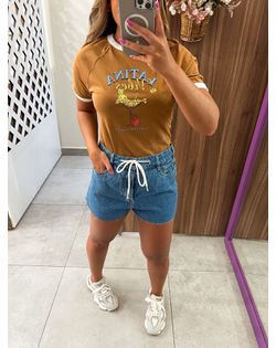 Short Jeans Dunnah Com Amarração Colcci - 26323623... - Closet