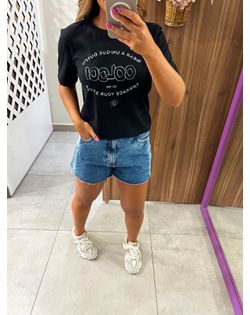 Camiseta Embrace Your Style Preta Colcci - 965965... - Closet
