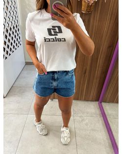 Camiseta Comfort Com Logo Relevo Off Colcci - 651... - Closet