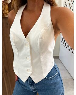 Colete Frente Única Com Regulagem Off Colcci - 626... - Closet