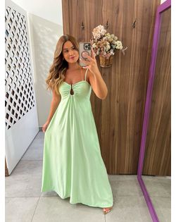 Vestido Colors Lolla Verde - 659596596 - Closet