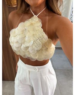 Top Madrepérola Grécia - 458963 - Closet