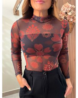 Body Tule Estampa Miley - 9595959 - Closet