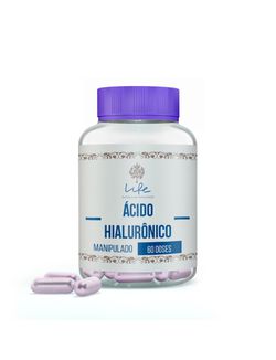 Ácido Hialurônico 50mg - 60 Doses - Hialuronico - LIFEMANIPULACAO