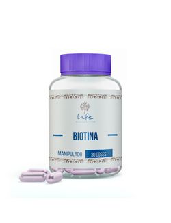 Biotina 5mg - 30 Doses - Biotina - LIFEMANIPULACAO