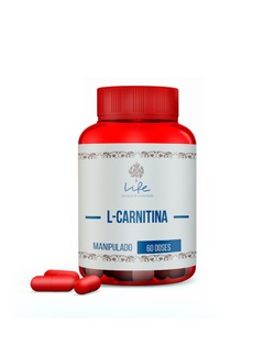L-Carnitina 500mg - 60 Doses - Carnitina - LIFEMANIPULACAO