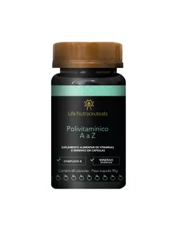Polivitamínico A a Z 60 cápsulas – Life Nutraceuti... - LIFEMANIPULACAO