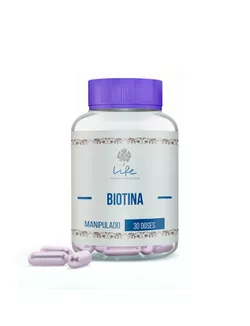 Biotina 5mg - 30 Doses - Biotina - LIFEMANIPULACAO