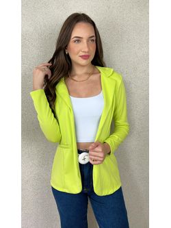 Blazer Alongado Verde Lima