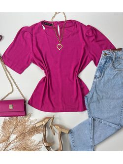 Blusa Princess Magenta - LOJA ANDRESSA FREITAS