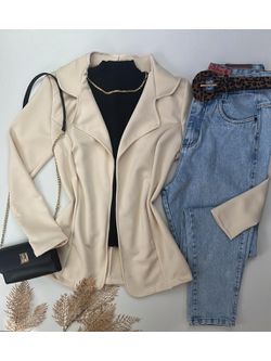 Blazer Neoprene Vanila 