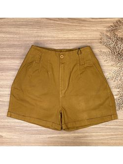 Short Sarja Cenoura Caramelo
