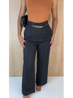 Calça Wide Alfaiataria Preta
