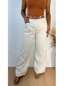 Calça Pantalona Off White