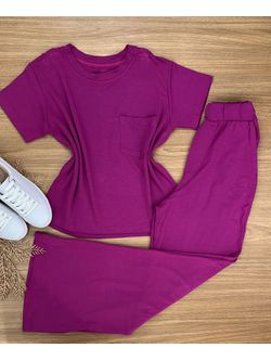 Conjunto Moletinho Caramelo