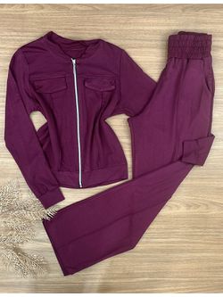 Conjunto Moletinho Cereja