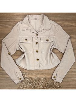 Jaqueta Tencel Bege