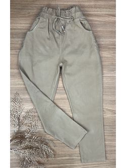 Calça Cenoura Sininho Nude Escuro