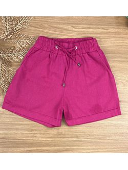 Short Boxer Linho Pink