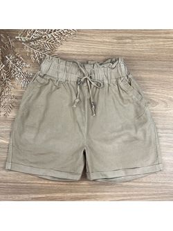 Short Sarja Cenoura Sininho Caqui