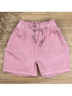 Short Sarja Cenoura Sininho Rose