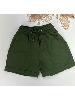 Short Boxer Linho Verde Militar 