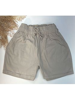 Short Sarja Cenoura Sininho Cinza Sem Botões 