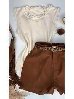 Blusa Modal Nuvem Regata Off Whitte - LOJA ANDRESSA FREITAS