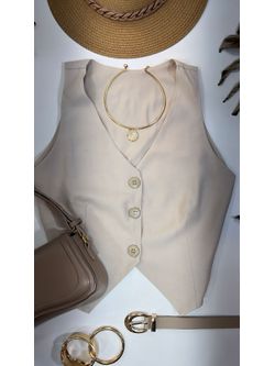 Colete Regata Alfaiataria Bege