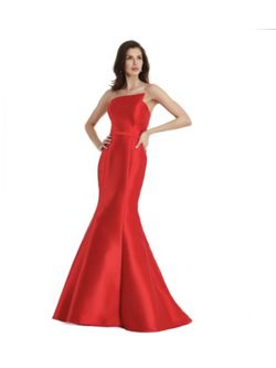 Vestido Zibeline de Seda Vermelho - Patricia Rios