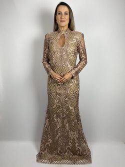 Vestido Gola Nude - Patricia Rios