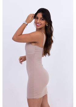 Vestido Modelador - Nude - CINTAS GLAMOUR