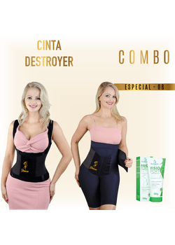 Combo cinta com alças + Short - Especial 07