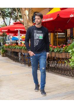 MOLETOM GOLA CARECA MASCULINO - Vintage Style