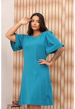 VESTIDO MANGA BUFANTE - Vintage Style