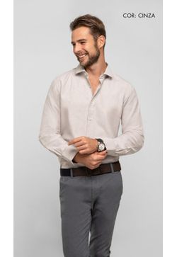 Camisa oxiforfine CINZA - Vintage Style