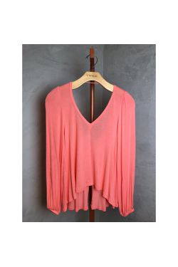 BLUSA MANGA LONGA HOUSTON CORAL - LATELIE 