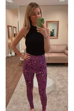 CALCA LEGGIN ROXA ONCA - LATELIE 