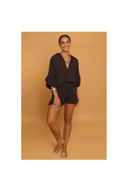 CONJUNTO TRIGO VISCOSE PRETO - LATELIE 