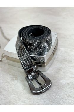 Cinto Strass - PRETO - 51644 - Madame Chérie