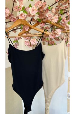 Body Poliamida Alcinha- PRETO - 70843 - Madame Chérie
