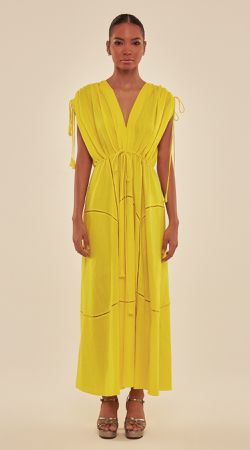 Vestido Midi Decote 