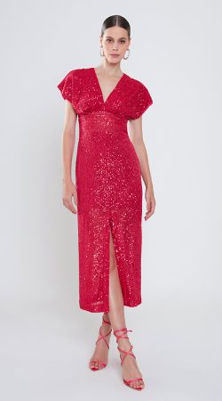 Vestido Midi Decote - LENITA