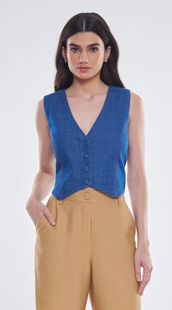 Colete Jeans - LENITA
