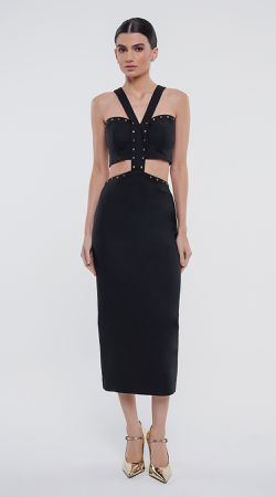 Vestido Midi Jardineira - LENITA