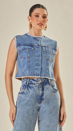 Colete Jeans Anna - LENITA