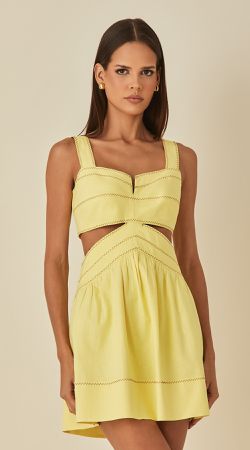 Vestido Mini em Linho - LENITA