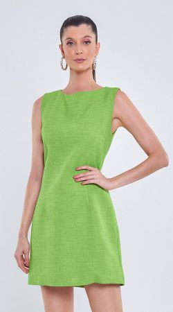 Vestido Tubinho Sem Manga - LENITA
