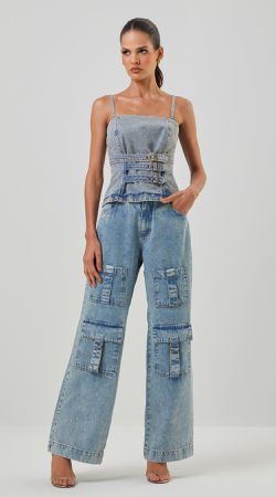 Calça Jeans Over Size Maria - LENITA