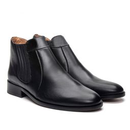Bota Masculina Social Preta 4003